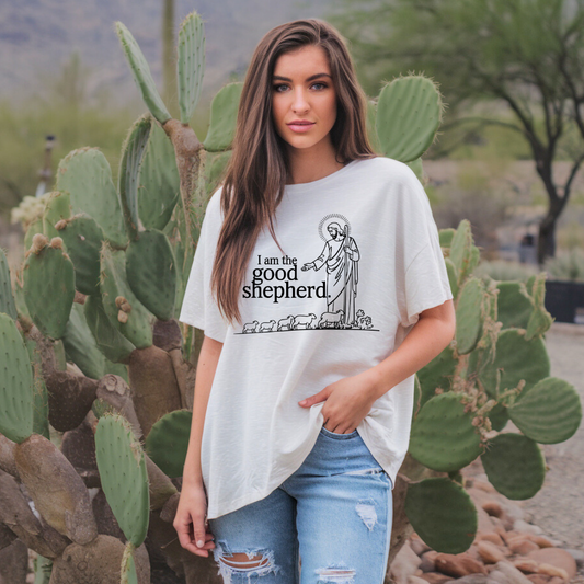 I Am the Good Shepherd | Organic Unisex Crewneck T-shirt Econscious - Sown In Christ Apparel Co.