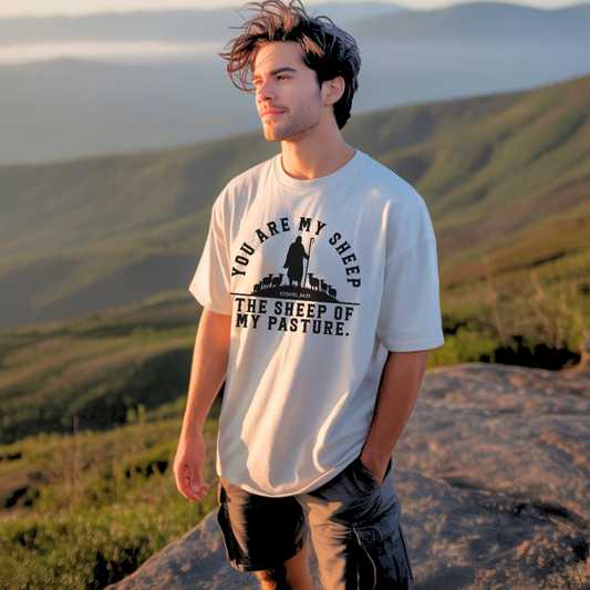 You are My Sheep the Sheep of My Pasture | Organic Unisex Crewneck T-shirt Econscious - Sown In Christ Apparel Co.