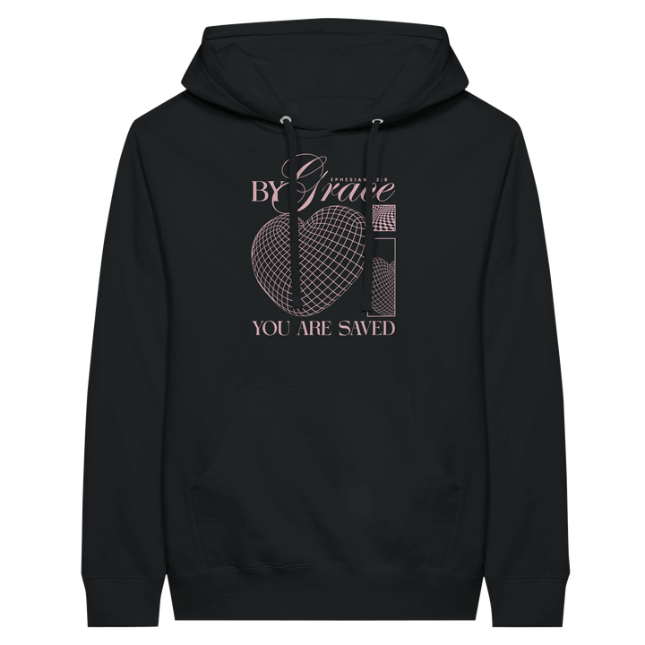 By Grace You are Saved | Premium Unisex Pullover Hoodie - Sown In Christ Apparel Co.