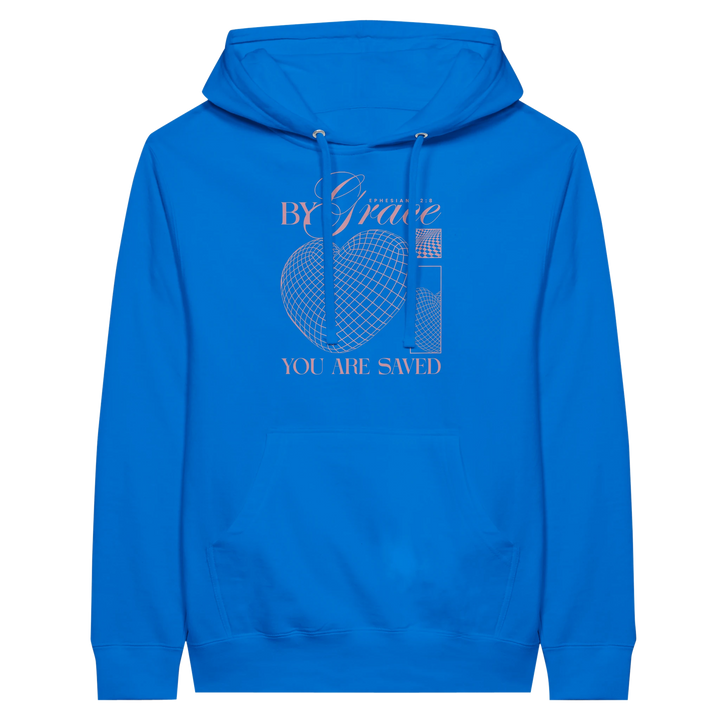 By Grace You are Saved | Premium Unisex Pullover Hoodie - Sown In Christ Apparel Co.