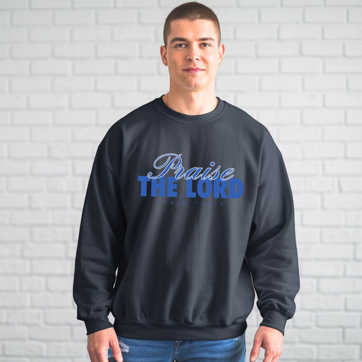 Praise the Lord | Crewneck Sweatshirt Gildan SF000 - Sown In Christ Apparel Co.