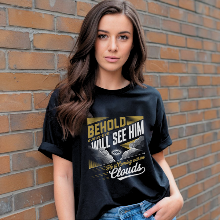 He is Coming | Organic Unisex Crewneck T-shirt Econscious - Sown In Christ Apparel