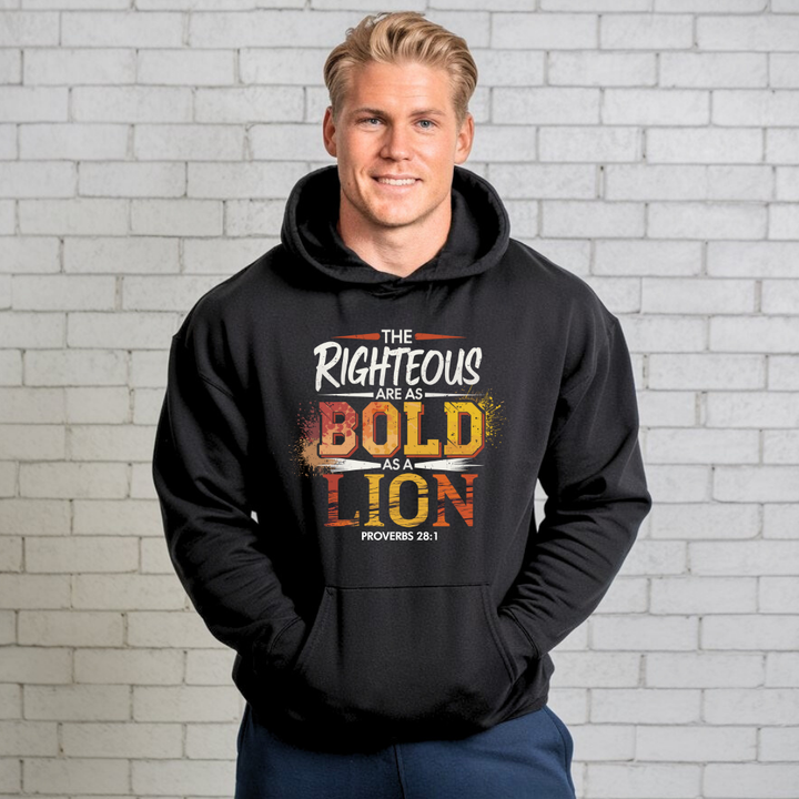 Bold as a Lion | Premium Unisex Pullover Hoodie - Sown In Christ Apparel Co.