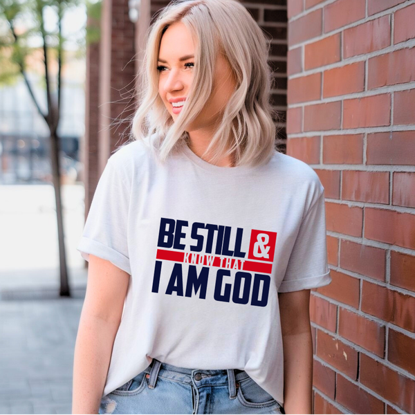 Be Still & Know | Organic Unisex Crewneck T-shirt Econscious - Sown In Christ Apparel
