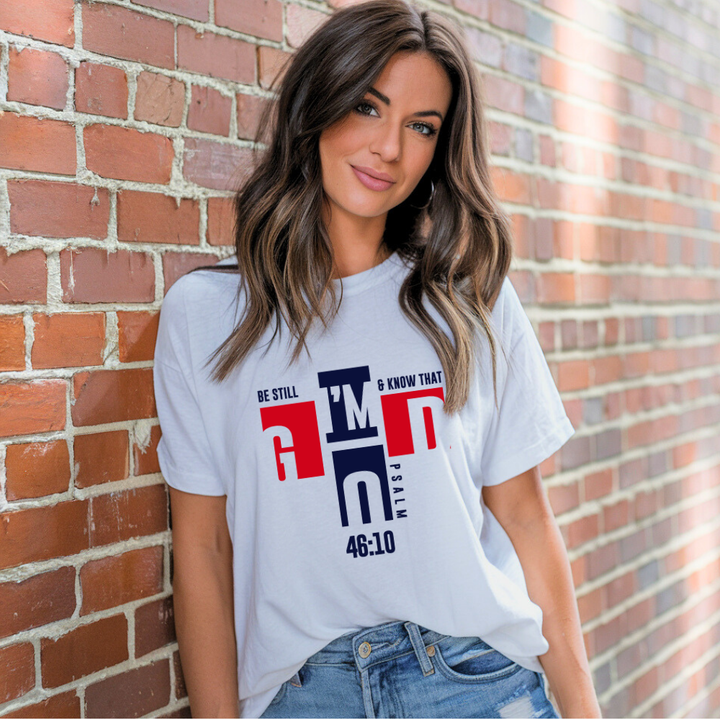 Be Still and Know that I'm God | Organic Unisex Crewneck T-shirt Econscious - Sown In Christ Apparel