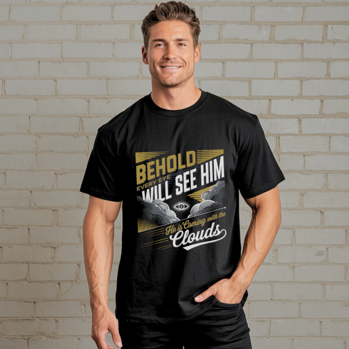 He is Coming | Organic Unisex Crewneck T-shirt Econscious - Sown In Christ Apparel
