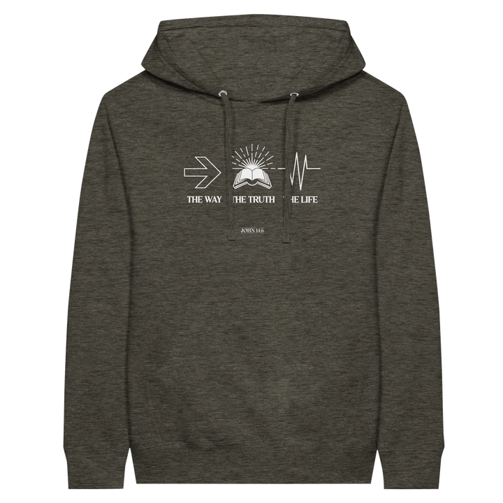 The Way The Truth The Life | Premium Unisex Pullover Hoodie - Sown In Christ Apparel Co.