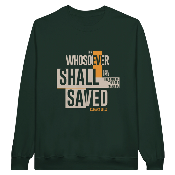 For Whosoever Shall Call Upon the Name of the Lord | Crewneck Sweatshirt Gildan SF000 - Sown In Christ Apparel
