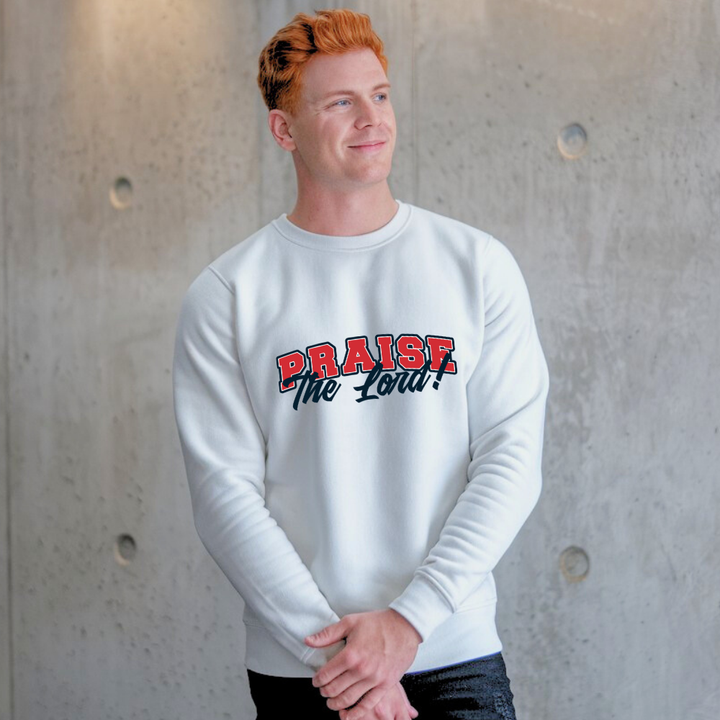 Praise the Lord | Crewneck Sweatshirt Gildan SF000 - Sown In Christ Apparel Co.