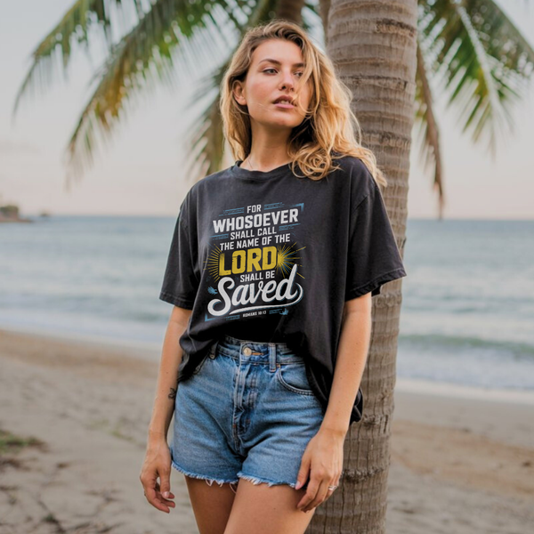 For Whosoever Shall Call | Organic Unisex Crewneck T-shirt Econscious - Sown In Christ Apparel