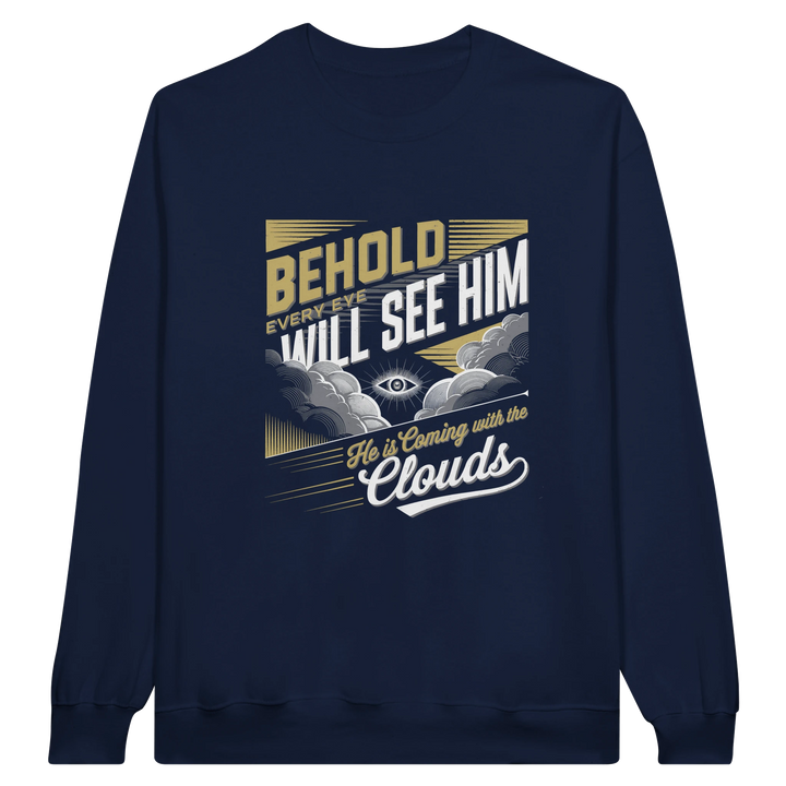 He is Coming | Crewneck Sweatshirt Gildan SF000 - Sown In Christ Apparel