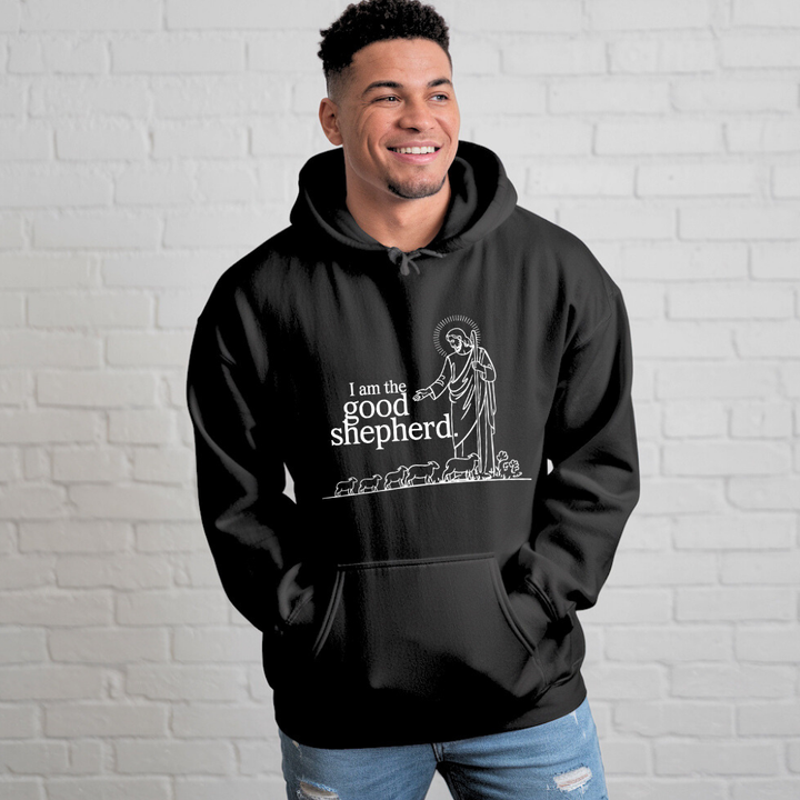 I Am the Good Shepherd | Premium Unisex Pullover Hoodie - Sown In Christ Apparel Co.