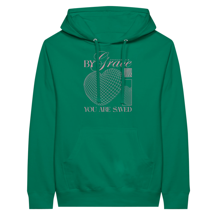 By Grace You are Saved | Premium Unisex Pullover Hoodie - Sown In Christ Apparel Co.