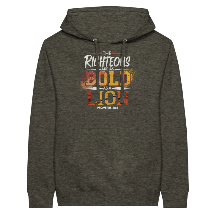Bold as a Lion | Premium Unisex Pullover Hoodie - Sown In Christ Apparel Co.