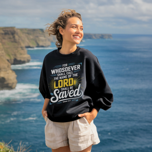 For Whosoever Shall Call | Crewneck Sweatshirt Gildan SF000 - Sown In Christ Apparel