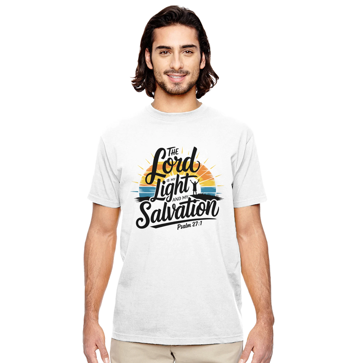 The Lord is My Light | Organic Unisex Crewneck T-shirt Econscious - Sown In Christ Apparel