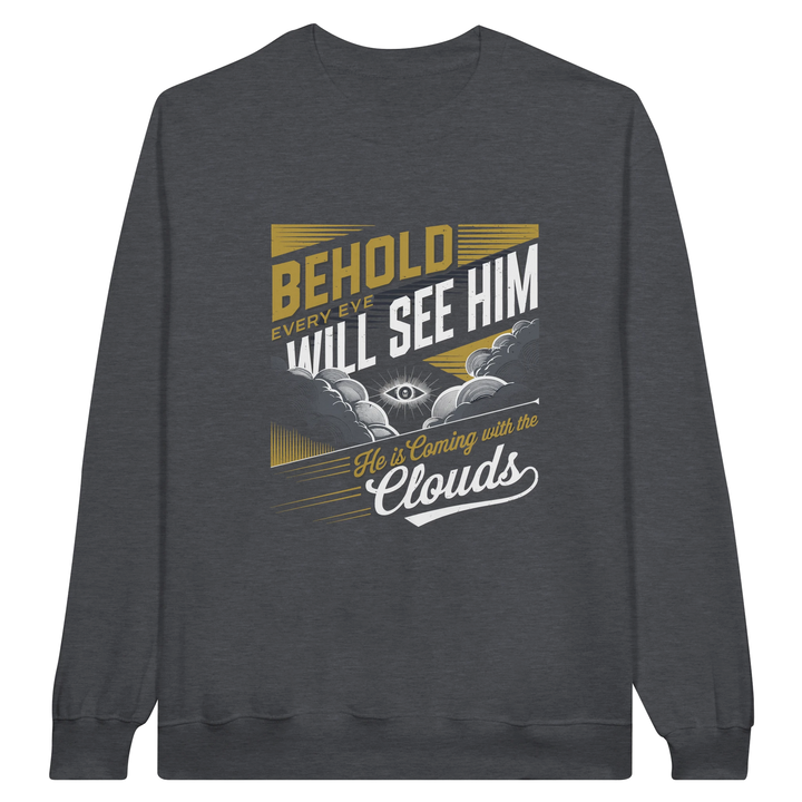 He is Coming | Crewneck Sweatshirt Gildan SF000 - Sown In Christ Apparel