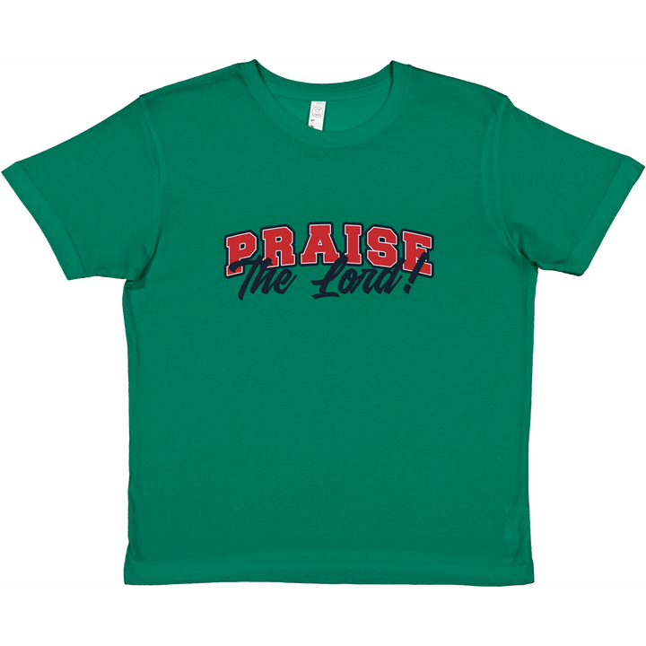 Praise the Lord  | Premium Kids Crewneck T-shirt - Sown In Christ Apparel Co., Christian T-shirt
