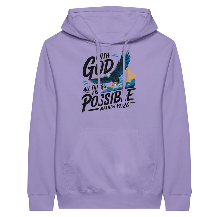 With God All Things are Possible | Premium Unisex Pullover Hoodie - Sown In Christ Apparel Co.