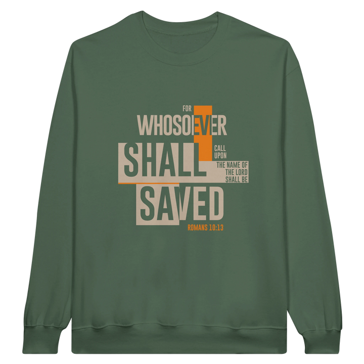 For Whosoever Shall Call Upon the Name of the Lord | Crewneck Sweatshirt Gildan SF000 - Sown In Christ Apparel