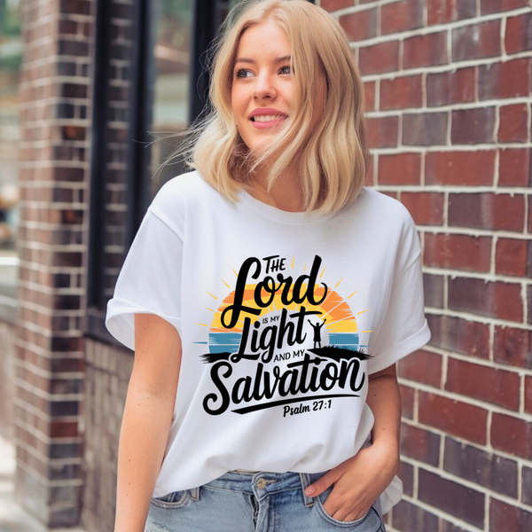 The Lord is My Light | Organic Unisex Crewneck T-shirt Econscious - Sown In Christ Apparel