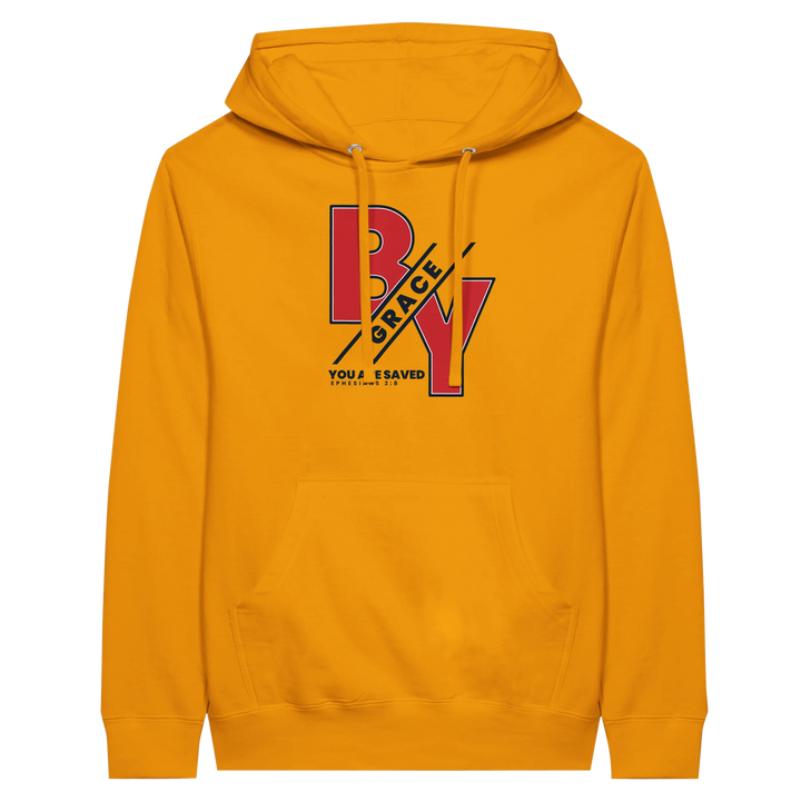 By Grace You are Saved | Premium Unisex Pullover Hoodie - Sown In Christ Apparel Co.