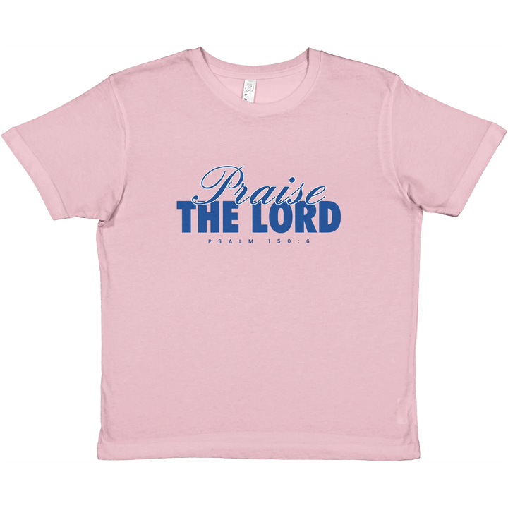 Praise the Lord  | Premium Kids Crewneck T-shirt - Sown In Christ Apparel Co., Christian T-shirt