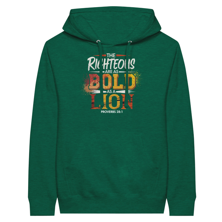 Bold as a Lion | Premium Unisex Pullover Hoodie - Sown In Christ Apparel Co.