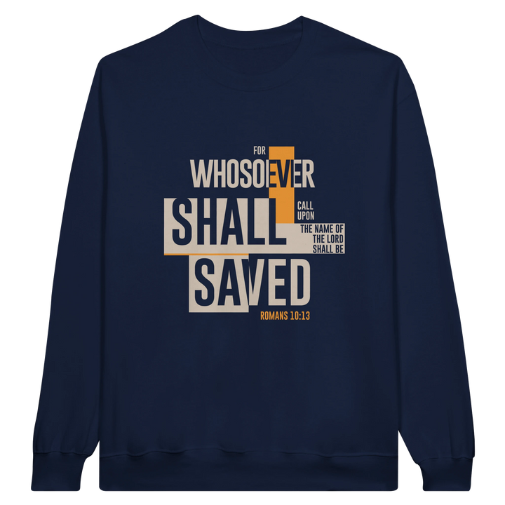 For Whosoever Shall Call Upon the Name of the Lord | Crewneck Sweatshirt Gildan SF000 - Sown In Christ Apparel