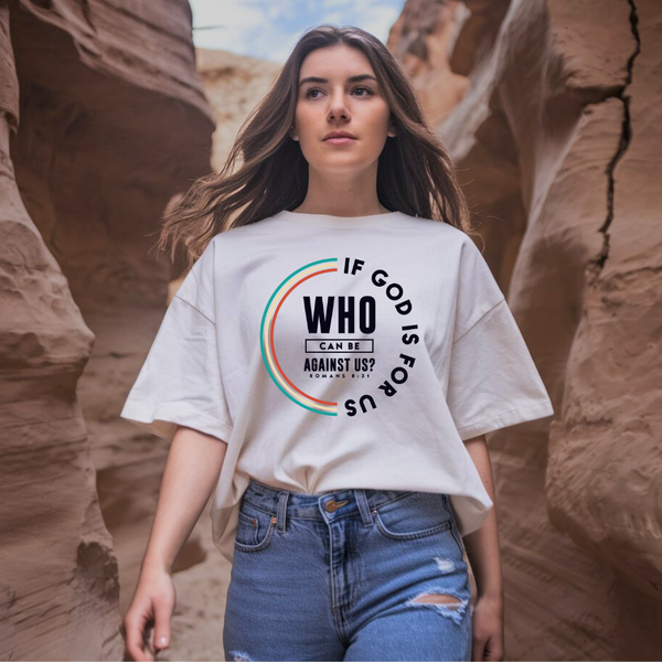 If God is For Us | Organic Unisex Crewneck T-shirt Econscious - Sown In Christ Apparel Co.