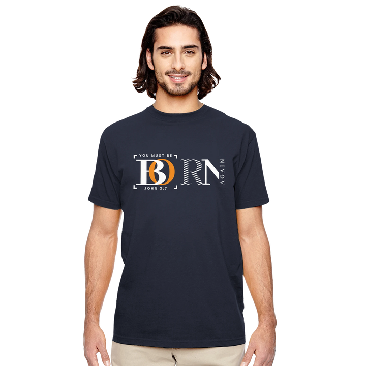 You Must Be Born Again | Organic Unisex Crewneck T-shirt Econscious - Sown In Christ Apparel