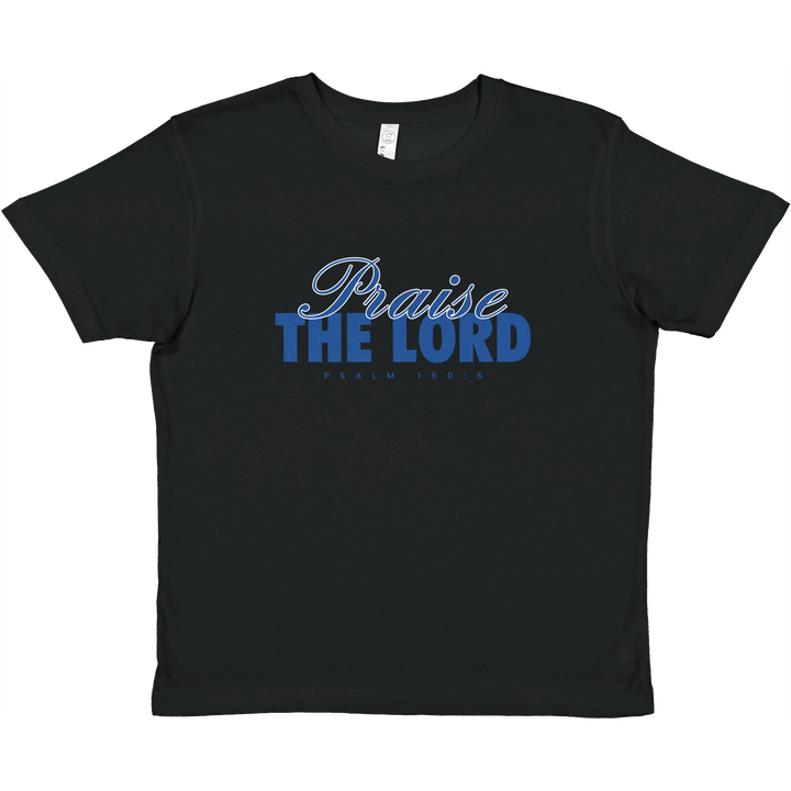 Praise the Lord  | Premium Kids Crewneck T-shirt - Sown In Christ Apparel Co., Christian T-shirt