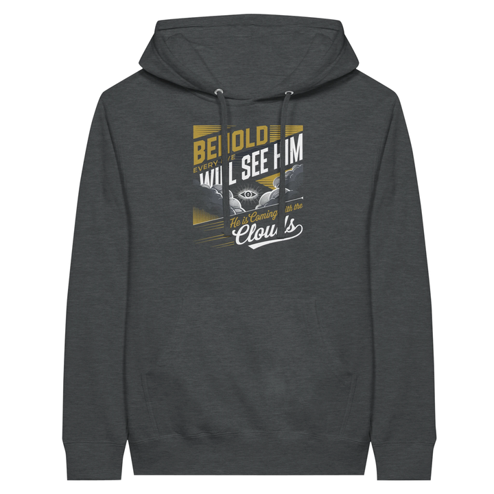 He is coming | Premium Unisex Pullover Hoodie - Sown In Christ Apparel