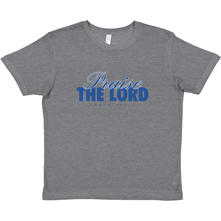 Praise the Lord  | Premium Kids Crewneck T-shirt - Sown In Christ Apparel Co., Christian T-shirt