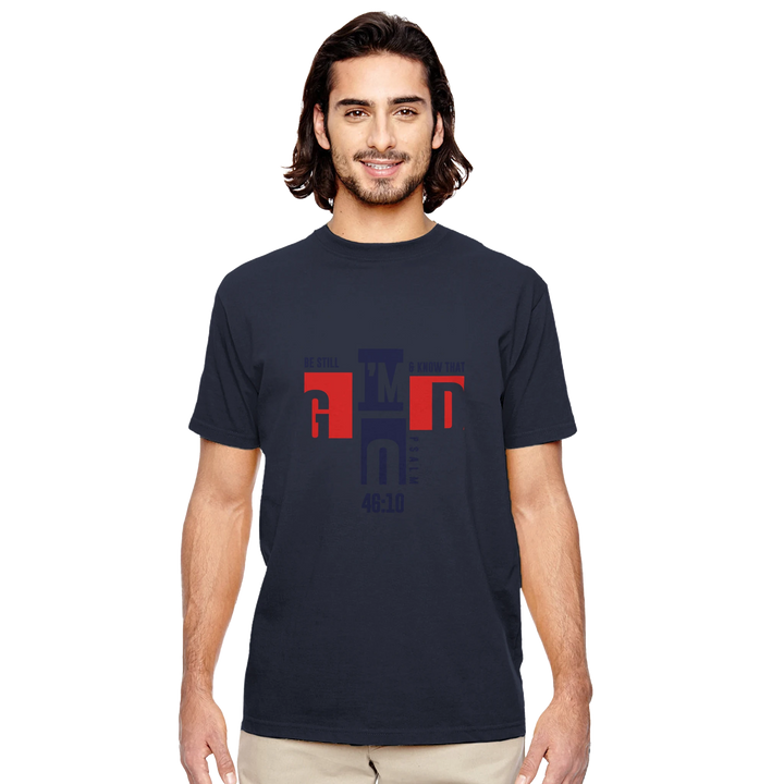 Be Still and Know that I'm God | Organic Unisex Crewneck T-shirt Econscious - Sown In Christ Apparel