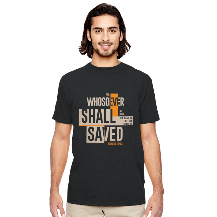 For Whosoever Shall Call Upon the Name of the Lord | Organic Unisex Crewneck T-shirt Econscious - Sown In Christ Apparel