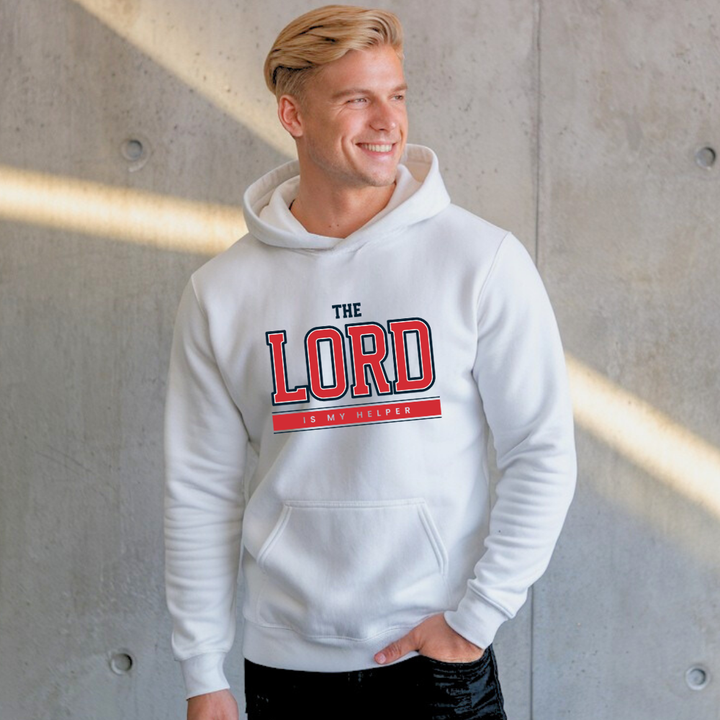 The Lord is My Helper | Premium Unisex Pullover Hoodie - Sown In Christ Apparel Co.