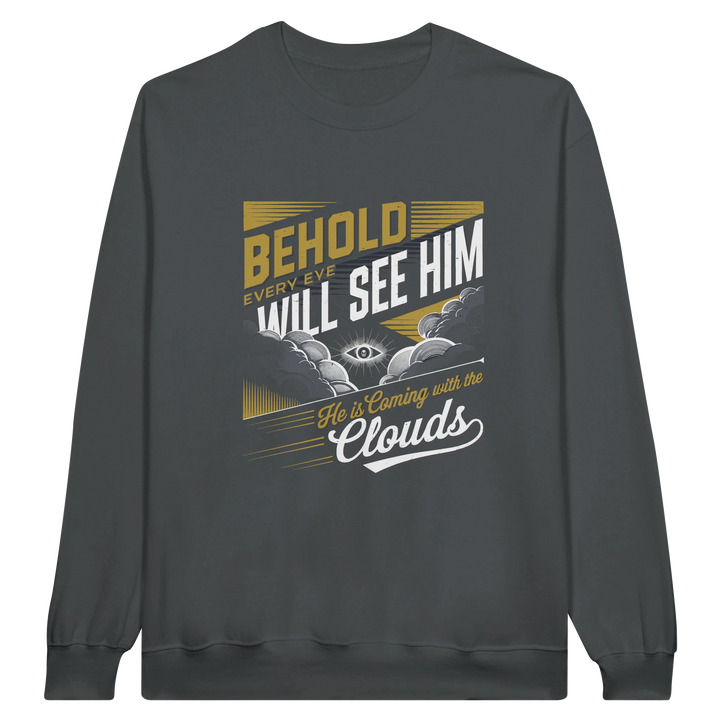He is Coming | Crewneck Sweatshirt Gildan SF000 - Sown In Christ Apparel