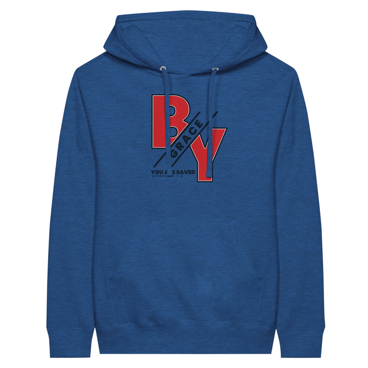 By Grace You are Saved | Premium Unisex Pullover Hoodie - Sown In Christ Apparel Co.