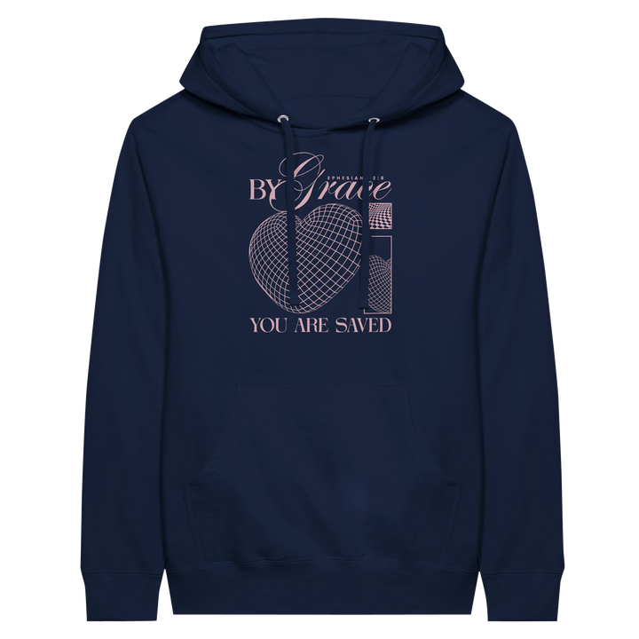 By Grace You are Saved | Premium Unisex Pullover Hoodie - Sown In Christ Apparel Co.