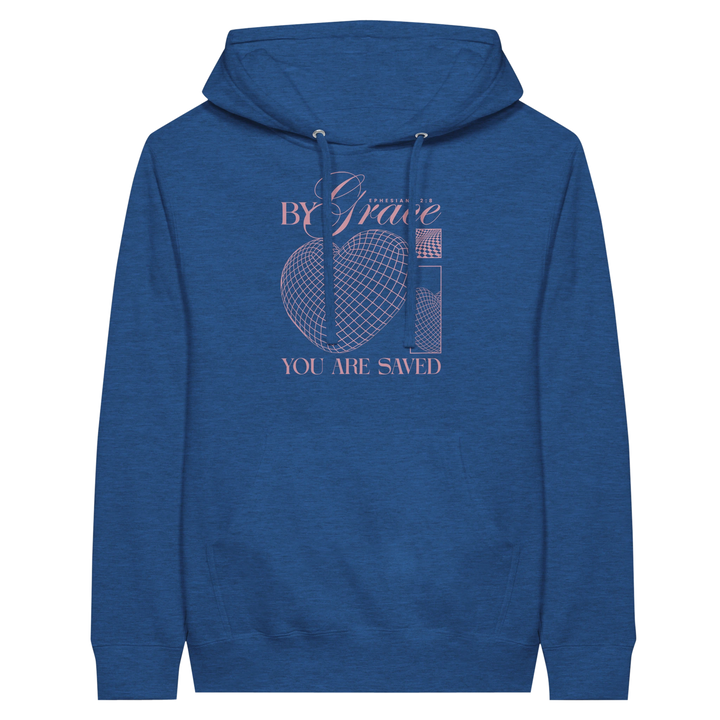 By Grace You are Saved | Premium Unisex Pullover Hoodie - Sown In Christ Apparel Co.