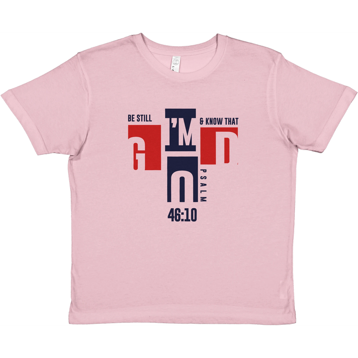 Be Still and Know that I'm God | Premium Kids Crewneck T-shirt - Sown In Christ Apparel Co., Christian T-shirt