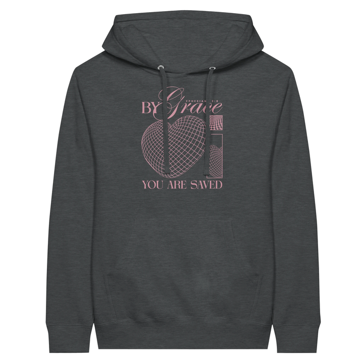 By Grace You are Saved | Premium Unisex Pullover Hoodie - Sown In Christ Apparel Co.
