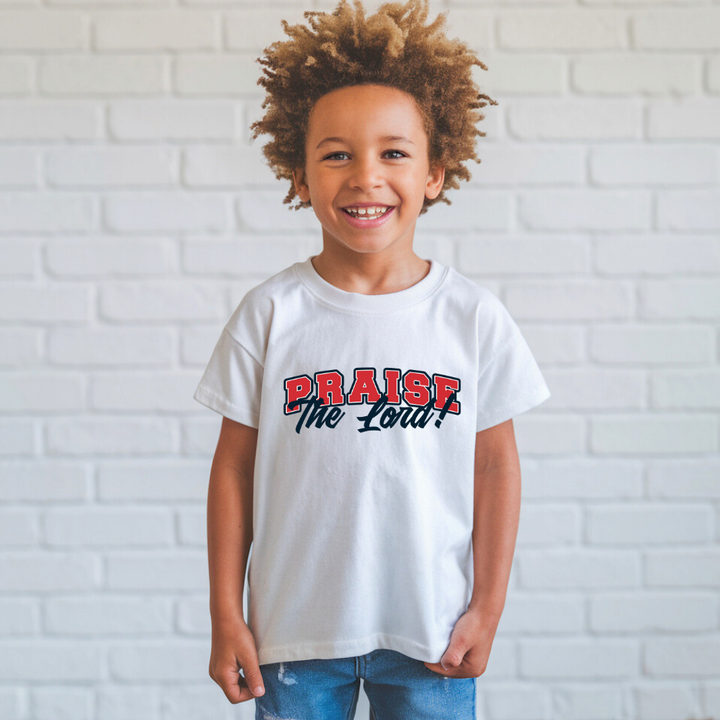 Praise the Lord  | Premium Kids Crewneck T-shirt - Sown In Christ Apparel Co., Christian T-shirt