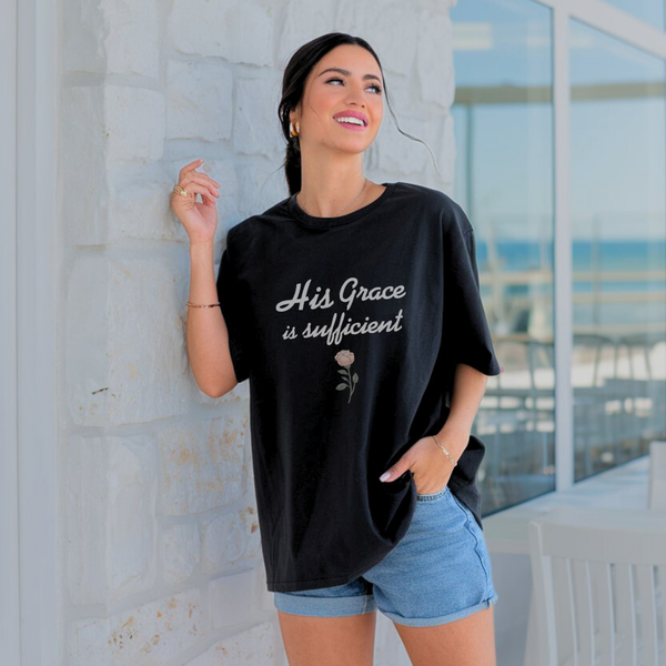 His Grace is Sufficient | Organic Unisex Crewneck T-shirt Econscious