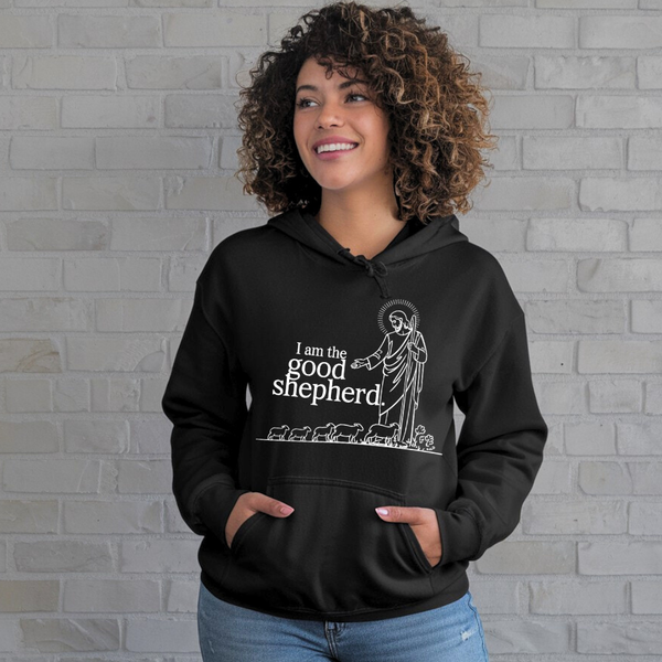 I Am the Good Shepherd | Premium Unisex Pullover Hoodie - Sown In Christ Apparel Co.