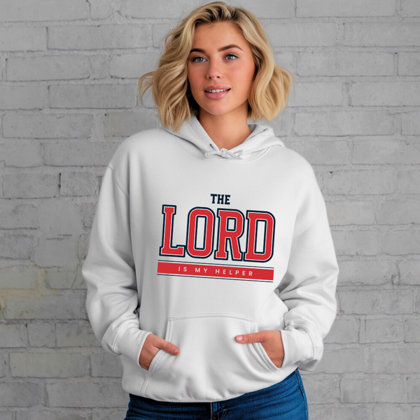 The Lord is My Helper | Premium Unisex Pullover Hoodie - Sown In Christ Apparel Co.