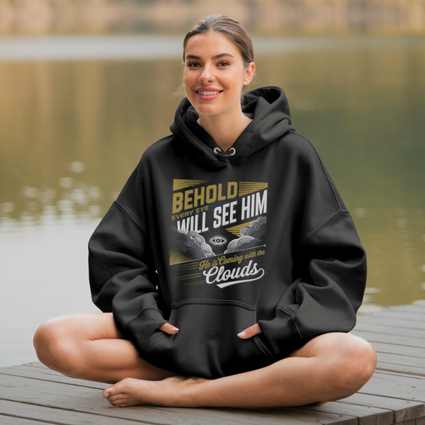He is coming | Premium Unisex Pullover Hoodie - Sown In Christ Apparel