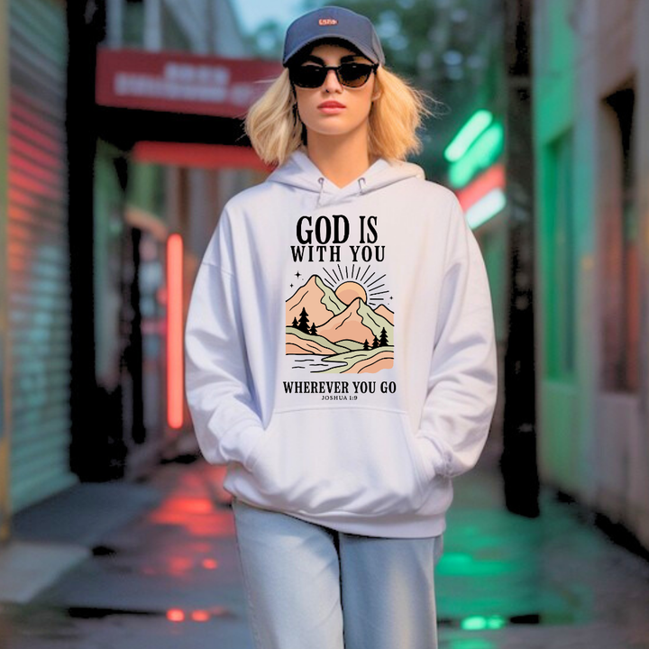 Yahweh Your God with You | Premium Unisex Pullover Hoodie - Sown In Christ Apparel Co.