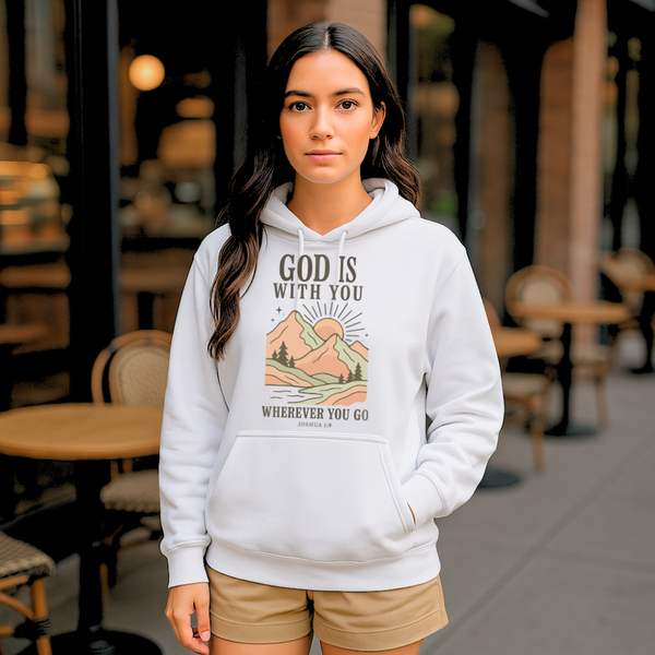 God is with You | Premium Unisex Pullover Hoodie - Sown In Christ Apparel Co.